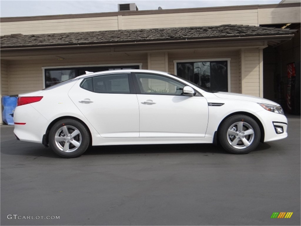 Snow White Pearl 2014 Kia Optima LX Exterior Photo #91701656
