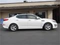 Snow White Pearl 2014 Kia Optima LX Exterior