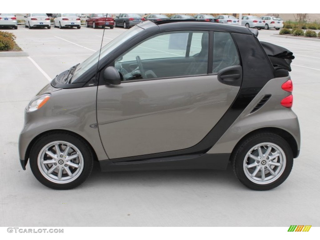 Gray Metallic 2010 Smart fortwo passion cabriolet Exterior Photo #91702415