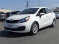 2014 Clear White Kia Rio LX  photo #6