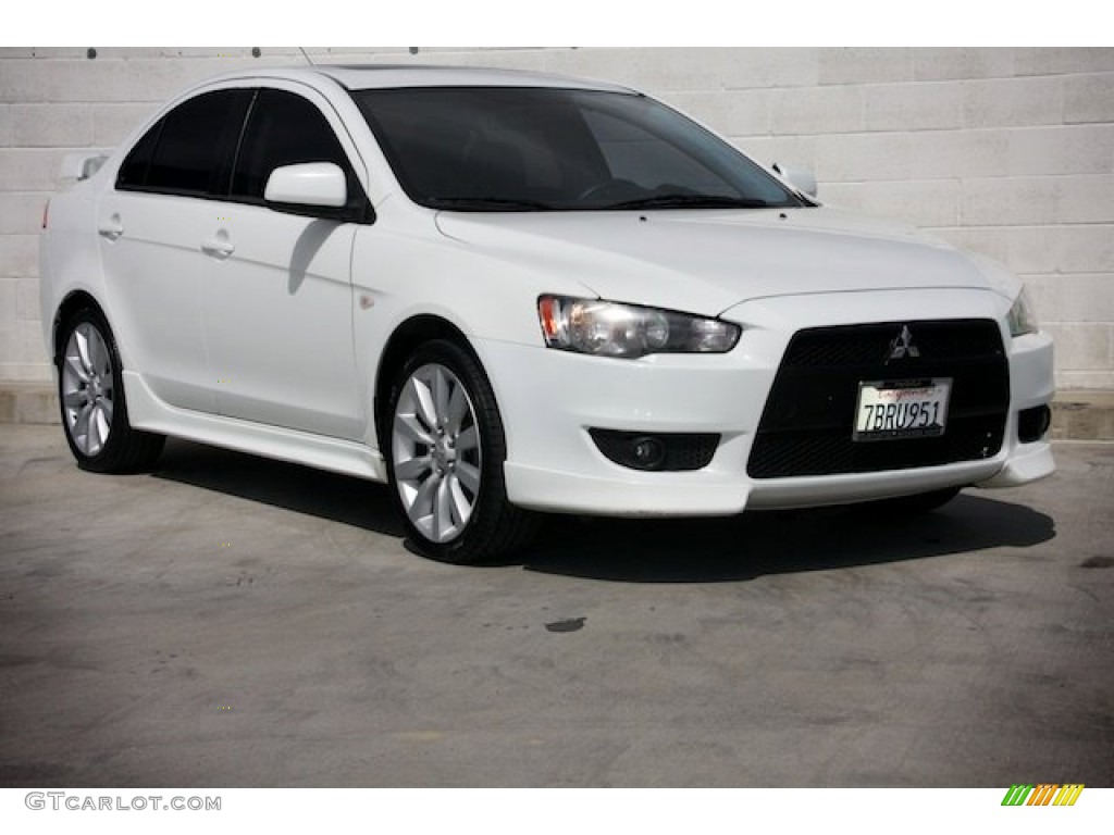 Wicked White Mitsubishi Lancer