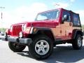 2005 Flame Red Jeep Wrangler Sport 4x4  photo #6