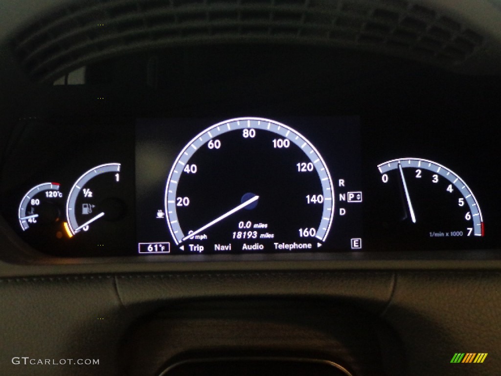 2013 Mercedes-Benz CL 550 4Matic Gauges Photo #91707661