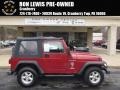 1999 Chili Pepper Red Pearlcoat Jeep Wrangler SE 4x4 #91704075