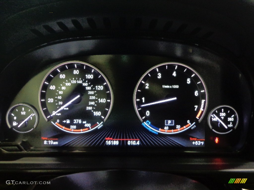 2014 BMW 5 Series 535i xDrive Sedan Gauges Photos