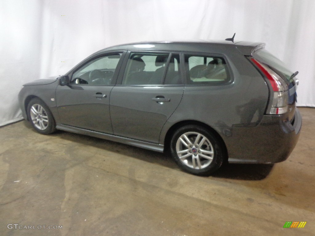 2011 9-3 2.0T SportCombi Wagon - Carbon Grey Metallic / Black photo #5