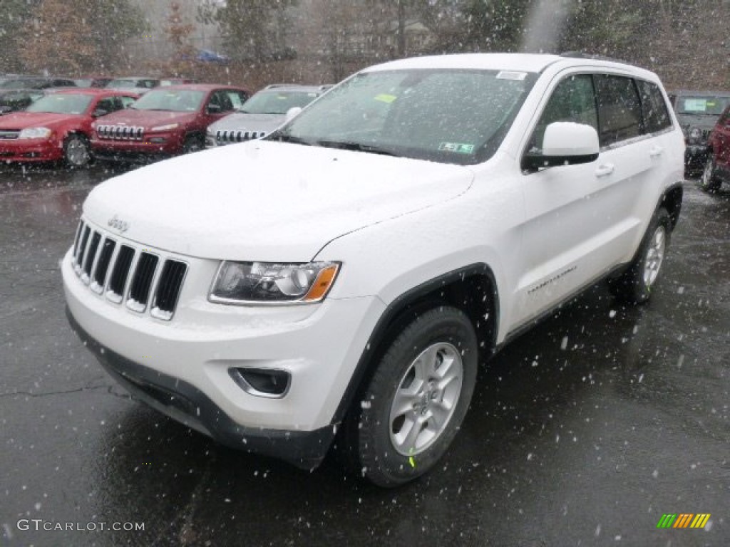 2014 Grand Cherokee Laredo 4x4 - Bright White / New Zealand Black/Light Frost photo #2