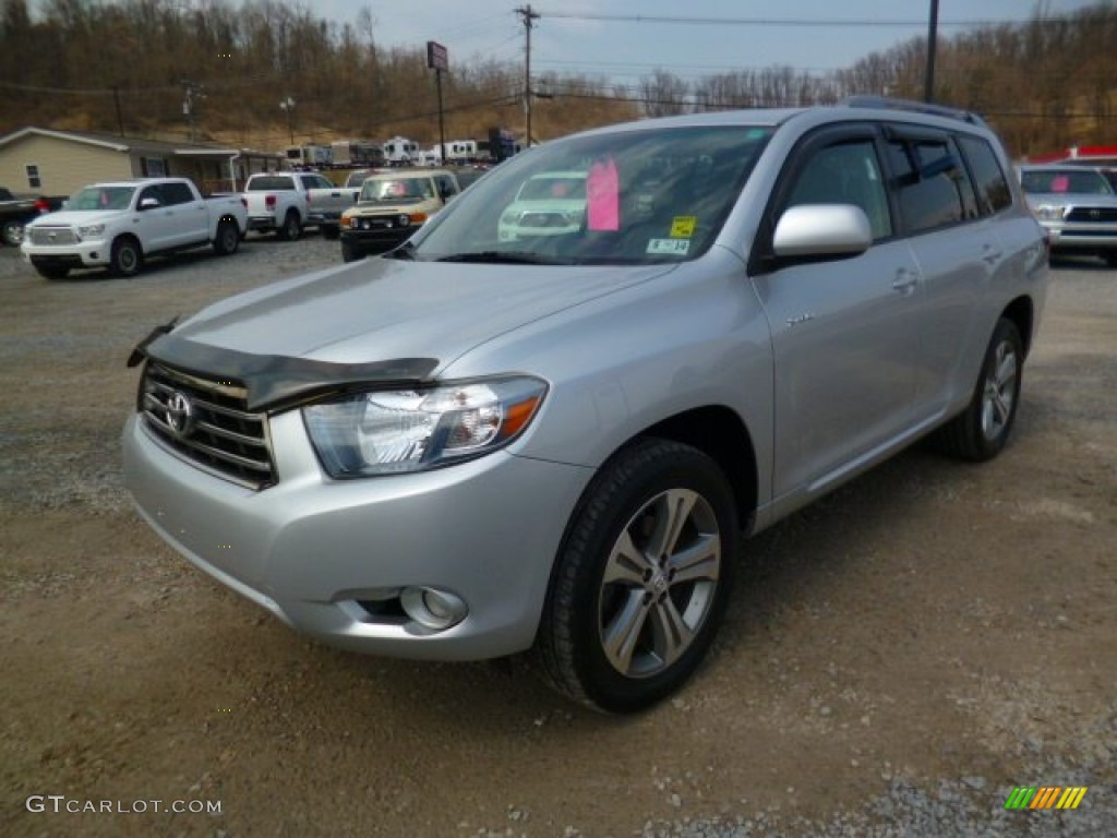 Classic Silver Metallic 2009 Toyota Highlander Sport 4WD Exterior Photo #91711837