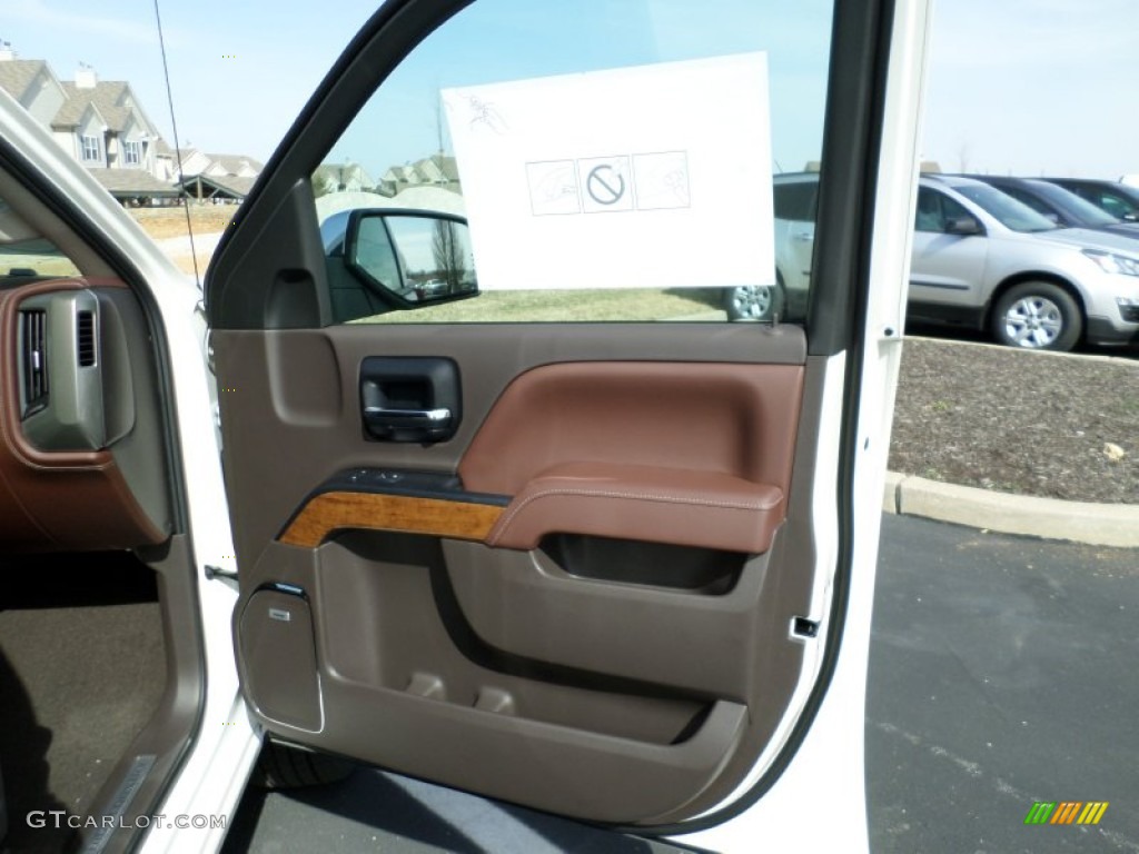 2014 Silverado 1500 High Country Crew Cab 4x4 - White Diamond Tricoat / High Country Saddle photo #35