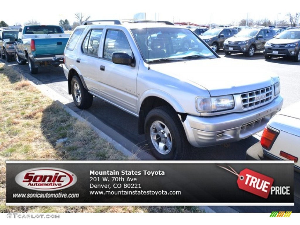 1999 Rodeo LS 4WD - Bright Silver Metallic / Gray photo #1