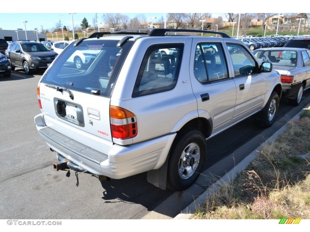 1999 Rodeo LS 4WD - Bright Silver Metallic / Gray photo #2