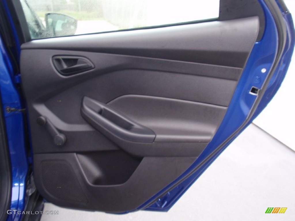 2012 Focus S Sedan - Sonic Blue Metallic / Charcoal Black photo #25