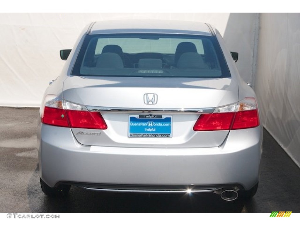 2014 Accord LX Sedan - Alabaster Silver Metallic / Black photo #6