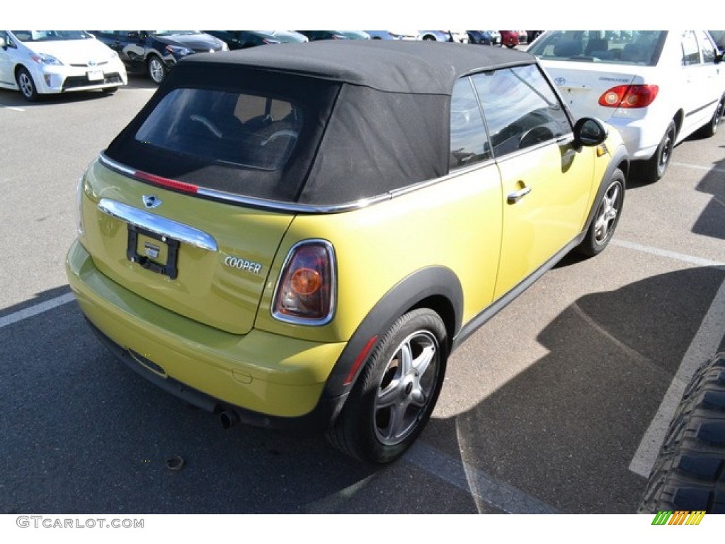 2009 Cooper Convertible - Interchange Yellow / Black/Yellow photo #2