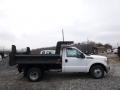 Oxford White 2014 Ford F350 Super Duty XL Regular Cab Dump Truck Exterior