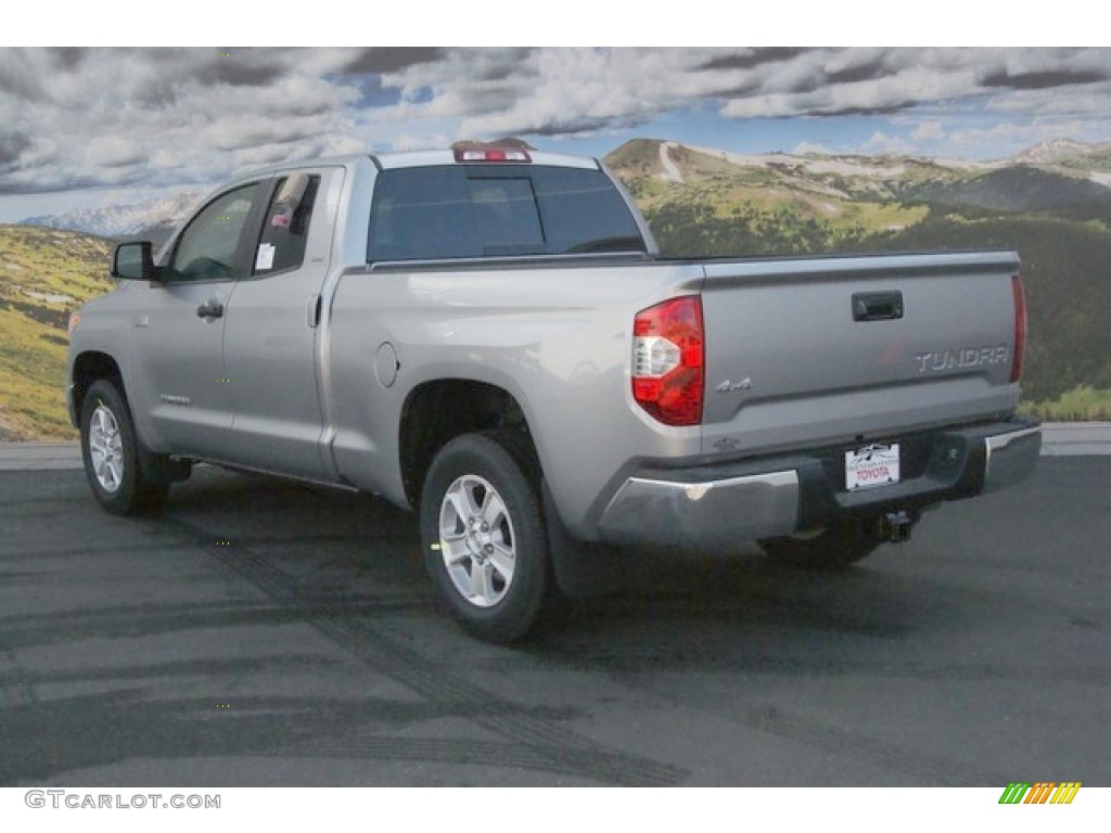 2014 Tundra SR5 Double Cab 4x4 - Silver Sky Metallic / Black photo #3