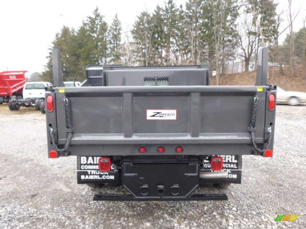 2014 F350 Super Duty XL Regular Cab Dump Truck - Oxford White / Steel photo #7