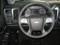 Jet Black 2015 Chevrolet Silverado 2500HD LT Crew Cab Steering Wheel