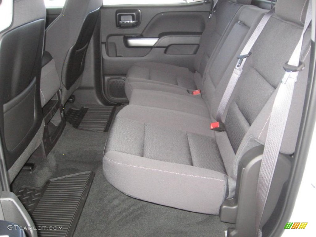 Jet Black Interior 2015 Chevrolet Silverado 2500HD LT Crew Cab Photo #91715866