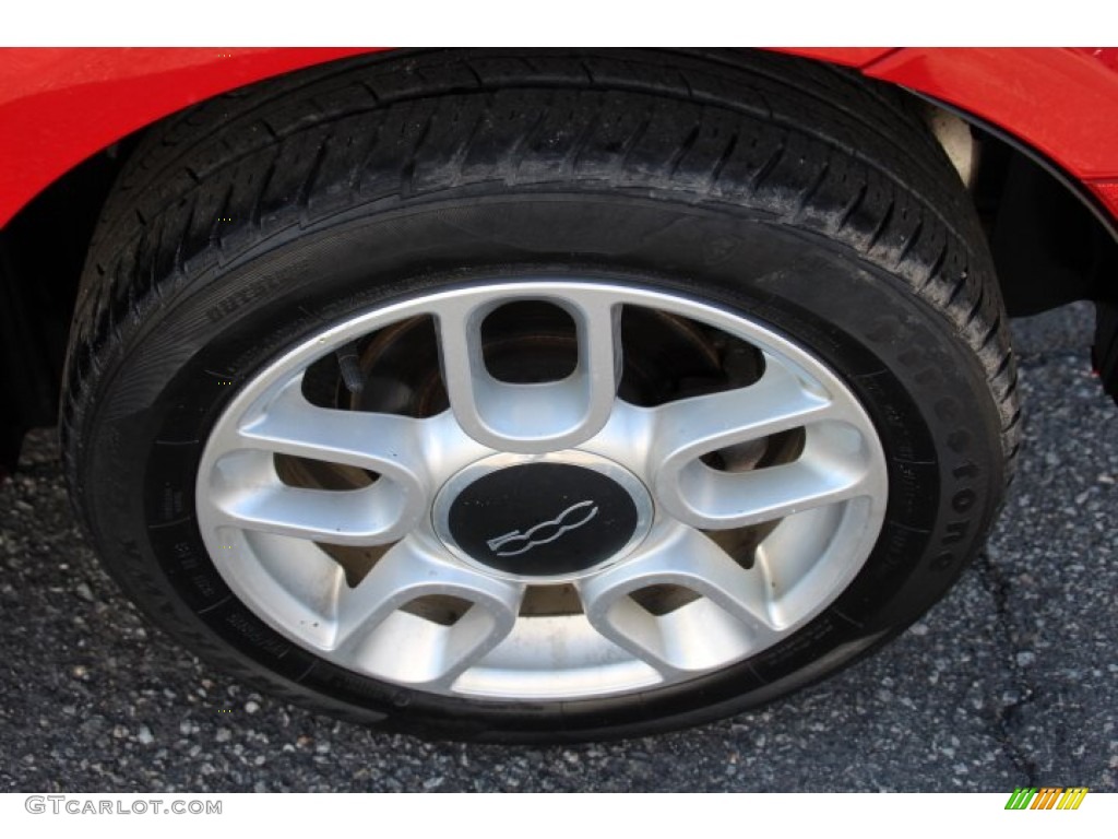 2012 500 Pop - Rosso Brillante (Red) / Tessuto Rosso/Avorio (Red/Ivory) photo #16