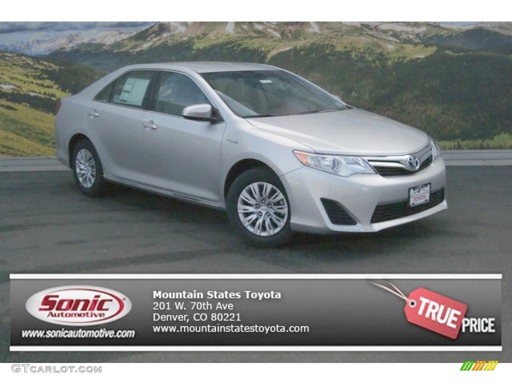 2014 Camry Hybrid LE - Classic Silver Metallic / Ash photo #1