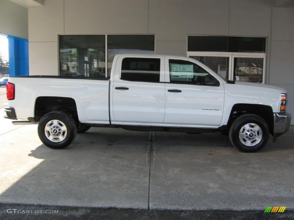 2015 Silverado 2500HD LT Crew Cab - Summit White / Jet Black photo #2