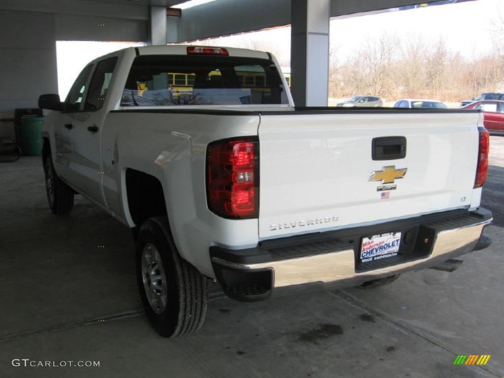 2015 Silverado 2500HD LT Crew Cab - Summit White / Jet Black photo #3