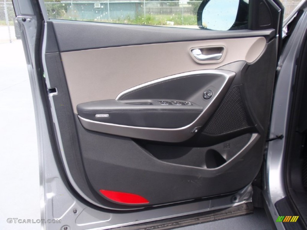 2014 Hyundai Santa Fe Limited Gray Door Panel Photo #91716073