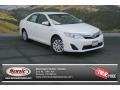 Super White 2014 Toyota Camry Hybrid LE