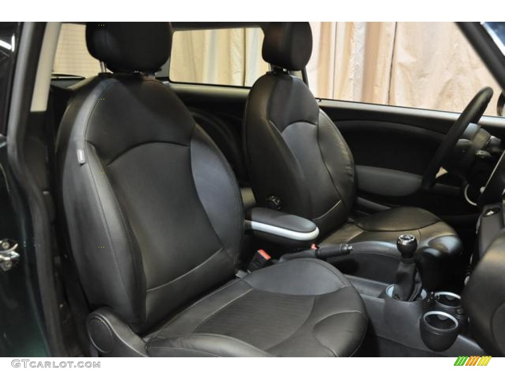 2009 Cooper Hardtop - British Racing Green Metallic / Punch Carbon Black Leather photo #6