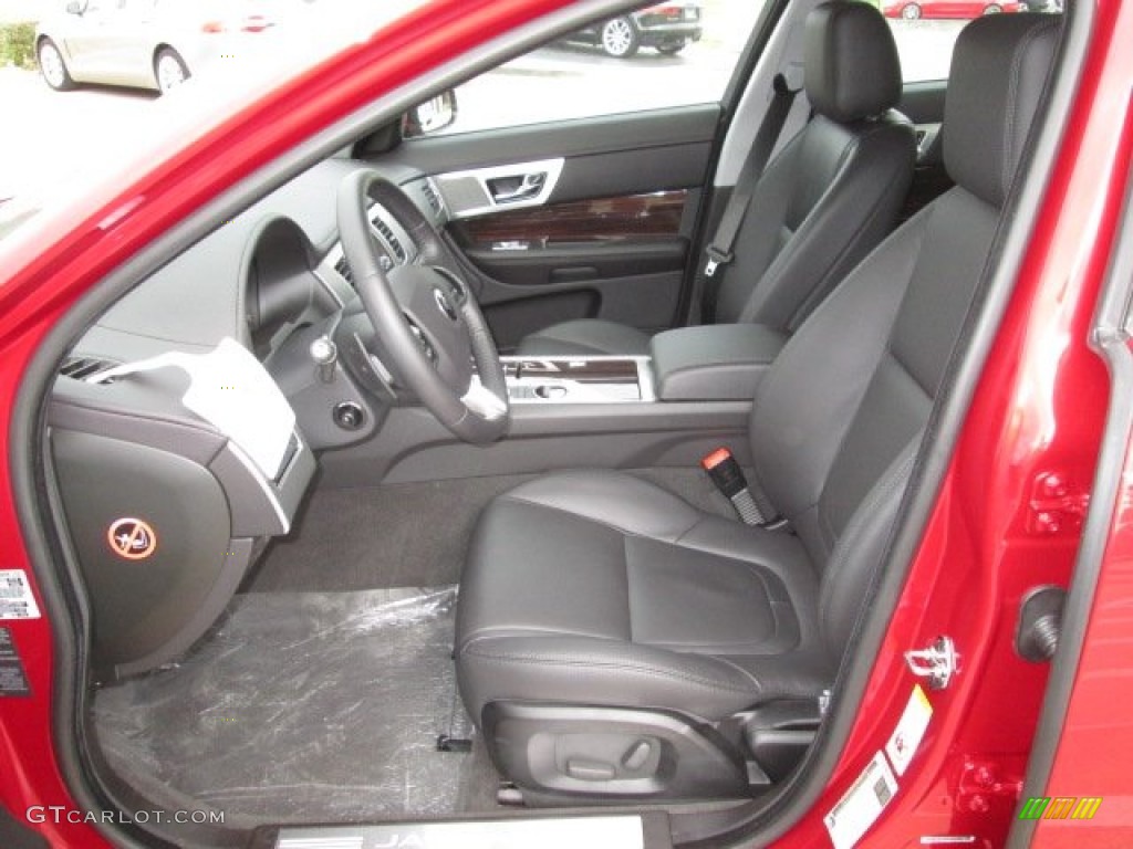 Warm Charcoal Interior 2014 Jaguar XF 2.0T Photo #91717177