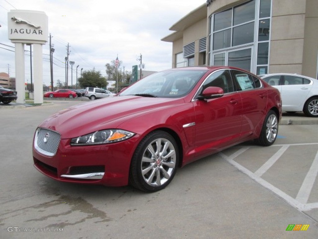 Italian Racing Red Metallic 2014 Jaguar XF 2.0T Exterior Photo #91717231
