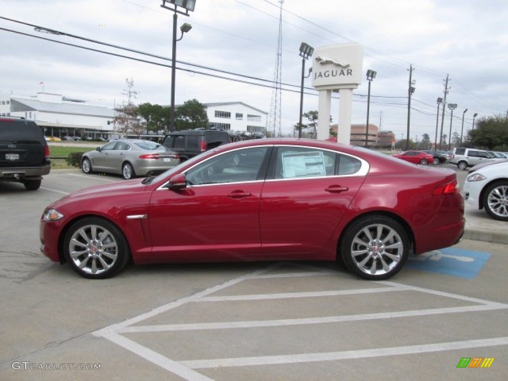Italian Racing Red Metallic 2014 Jaguar XF 2.0T Exterior Photo #91717277
