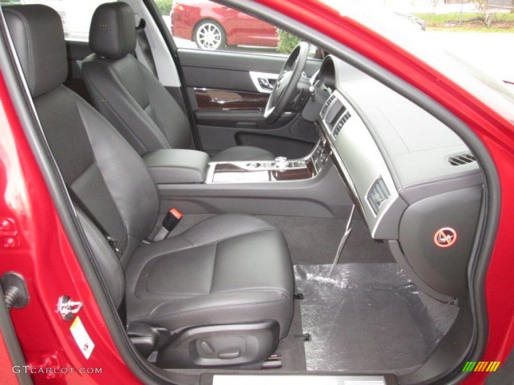 Warm Charcoal Interior 2014 Jaguar XF 2.0T Photo #91717477