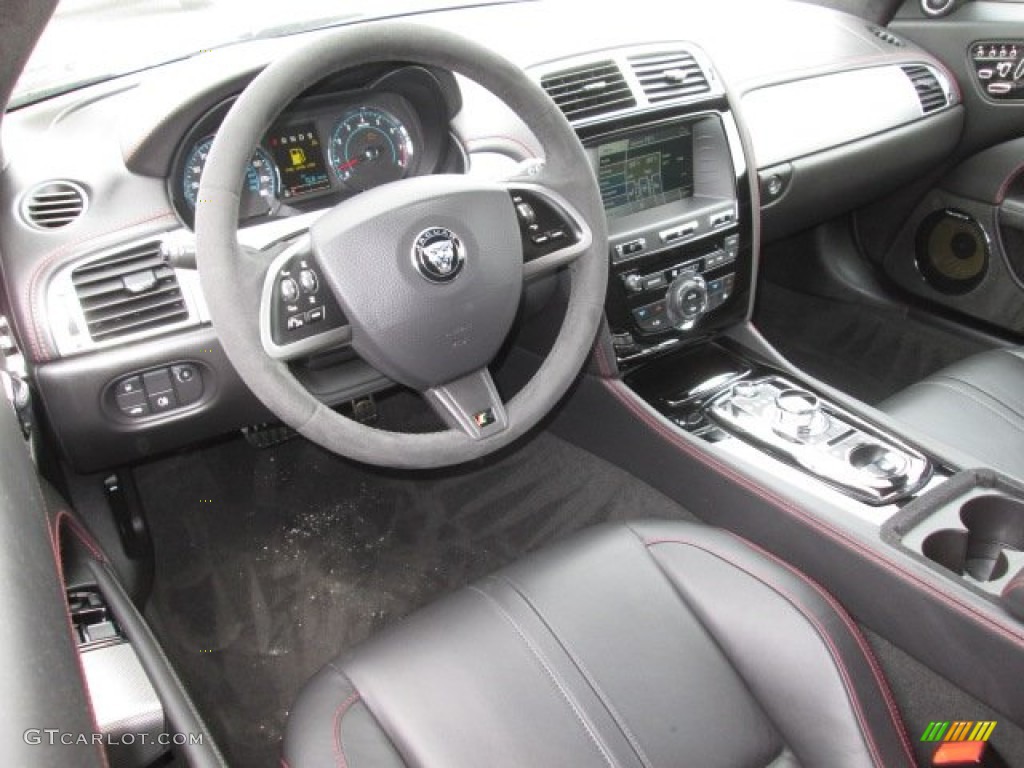 Red Duo Tone/Warm Charcoal Interior 2014 Jaguar XK XKR Convertible Photo #91718421