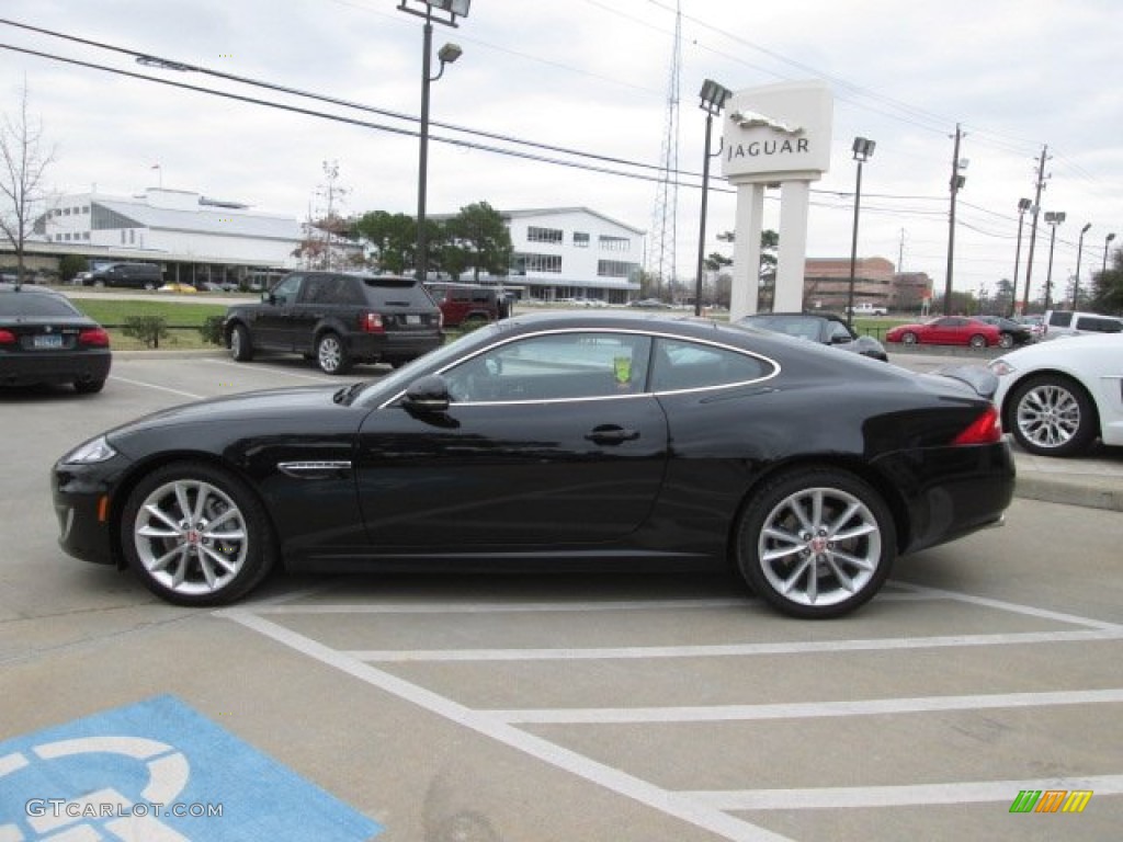 Ultimate Black Metallic 2014 Jaguar XK Touring Coupe Exterior Photo #91718866
