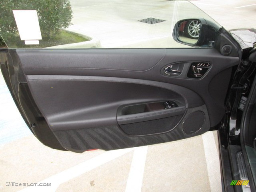 2014 Jaguar XK Touring Coupe Warm Charcoal/Warm Charcoal Door Panel Photo #91718986