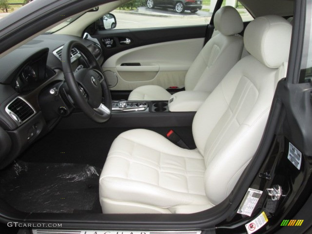 Ivory/Warm Charcoal Interior 2014 Jaguar XK Touring Convertible Photo #91719139