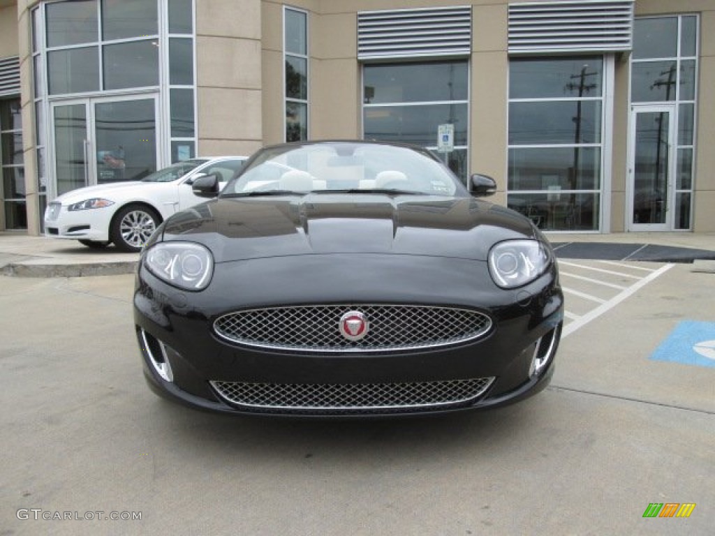 Ultimate Black Metallic 2014 Jaguar XK Touring Convertible Exterior Photo #91719214