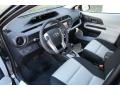  2014 Prius c Hybrid Three Light Blue Gray/Black Interior