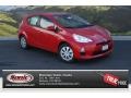 Absolutely Red 2014 Toyota Prius c Hybrid Two