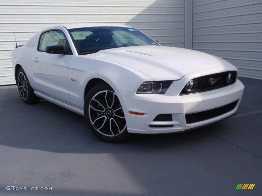 2014 Mustang GT Coupe - Oxford White / Charcoal Black photo #1