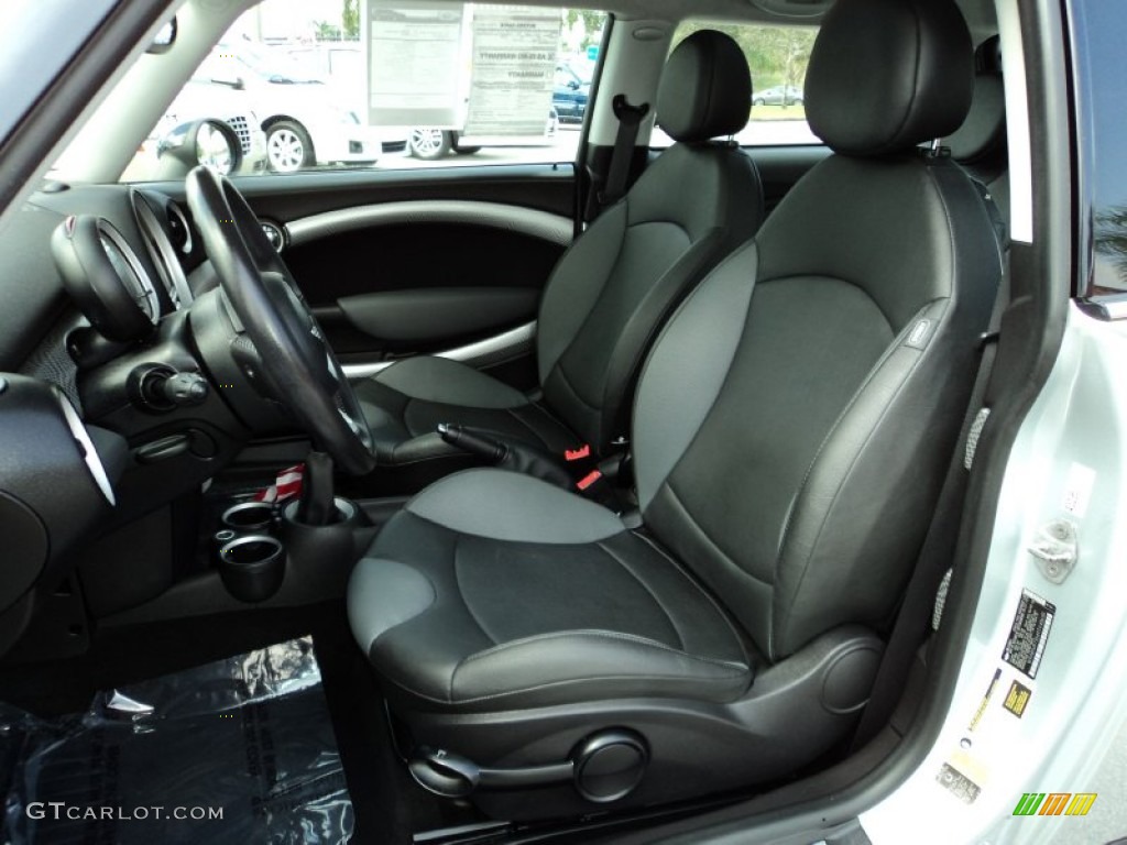 2009 Cooper S Hardtop - Pure Silver Metallic / Black/Grey photo #18