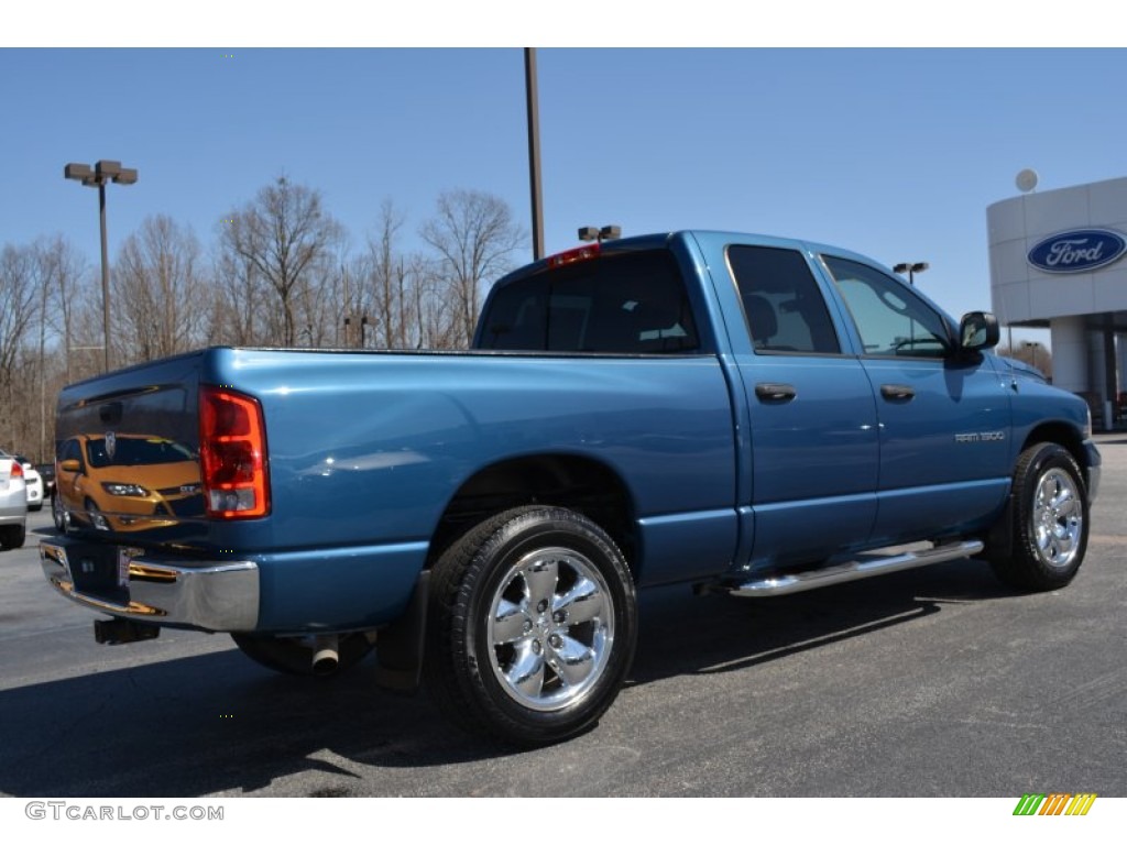 2005 Ram 1500 ST Quad Cab - Atlantic Blue Pearl / Dark Slate Gray photo #4