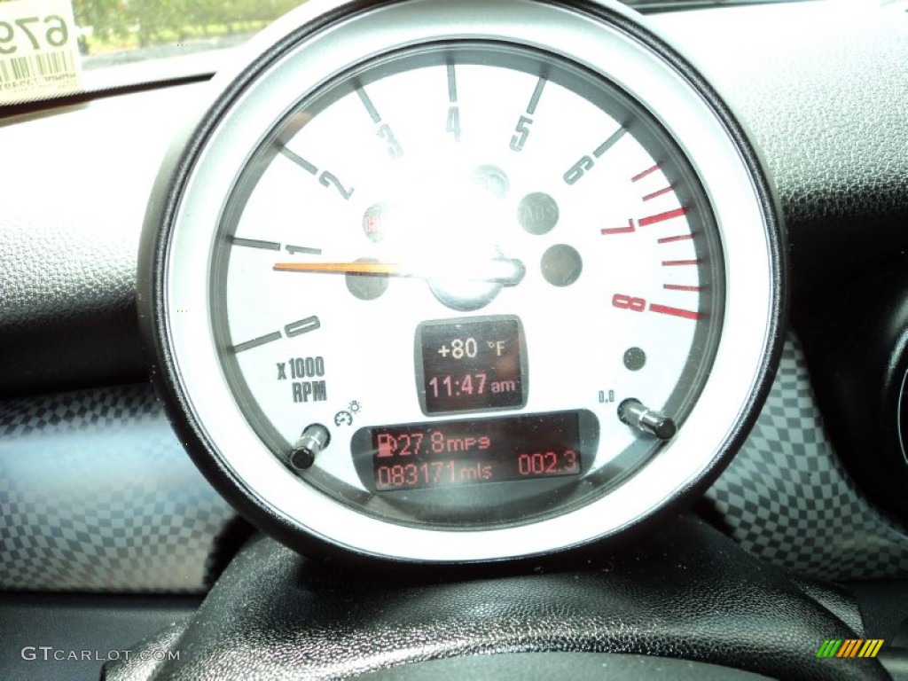 2009 Cooper S Hardtop - Pure Silver Metallic / Black/Grey photo #29