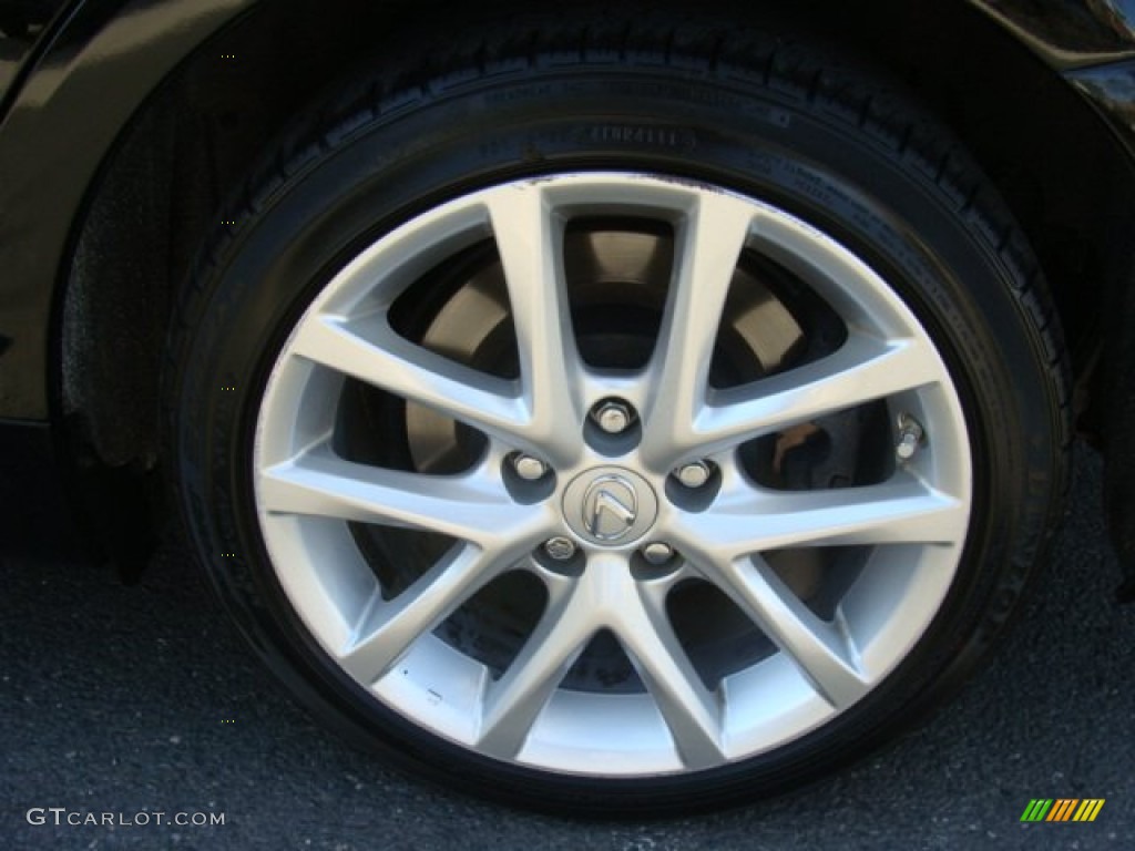 2012 IS 350 AWD - Obsidian Black / Black photo #24