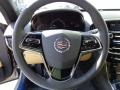 2014 Cadillac ATS Caramel/Jet Black Interior Steering Wheel Photo