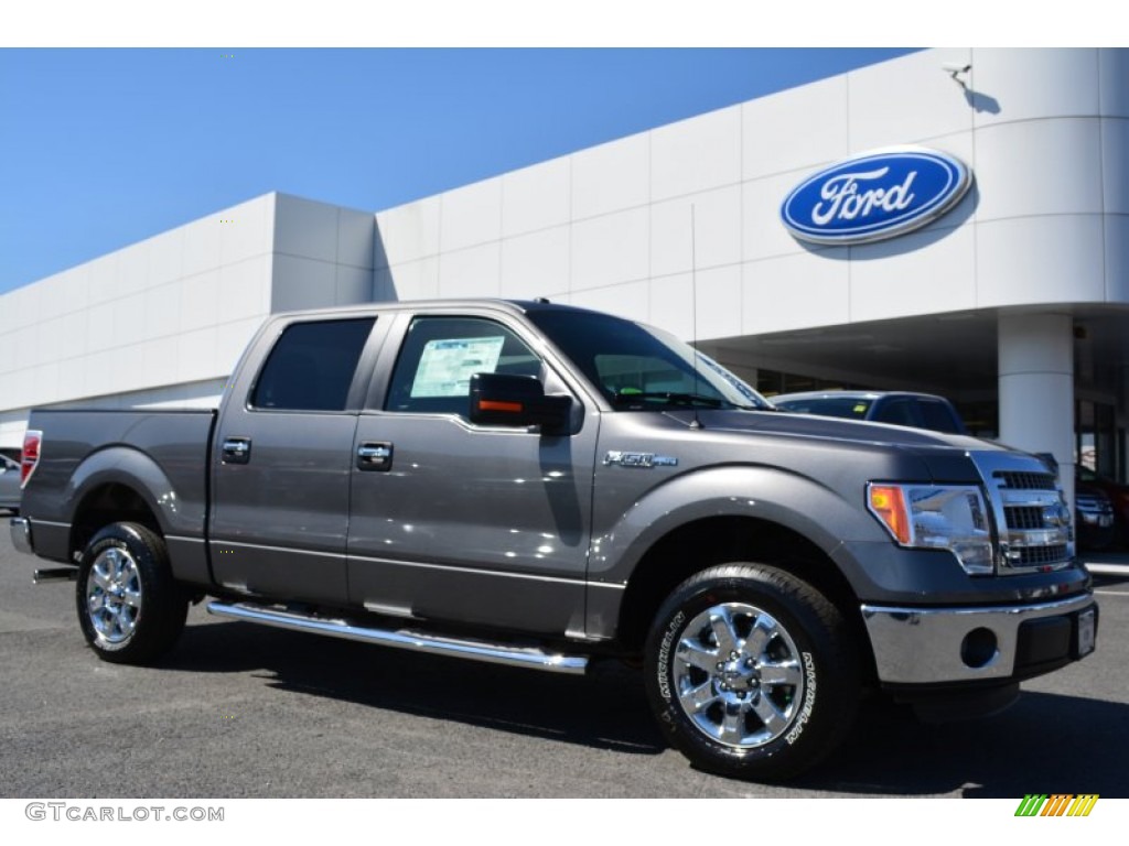 2014 F150 XLT SuperCrew - Sterling Grey / Steel Grey photo #1