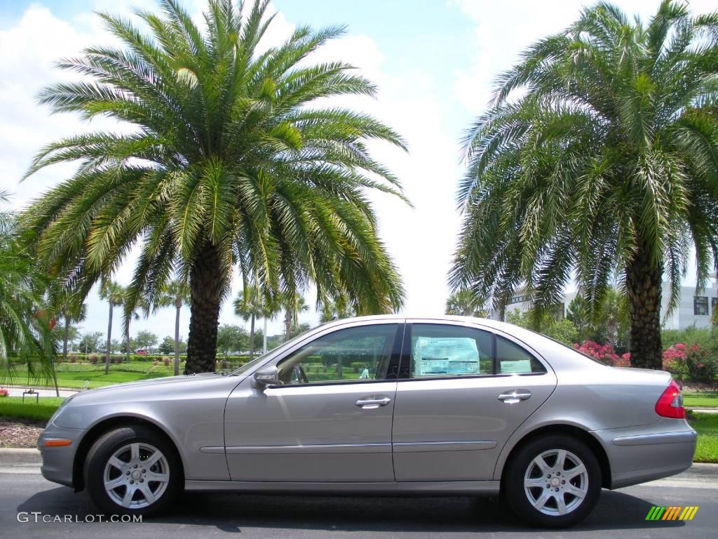 2008 E 320 BlueTEC Sedan - Pewter Metallic / Cashmere photo #1