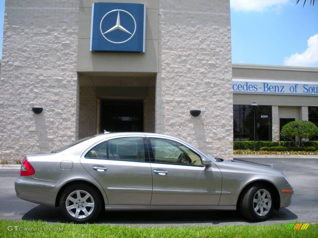 2008 E 320 BlueTEC Sedan - Pewter Metallic / Cashmere photo #5